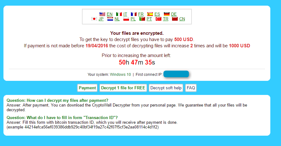 CryptXXX: New Ransomware From the Actors Behind Reveton, Dropping Via Angler